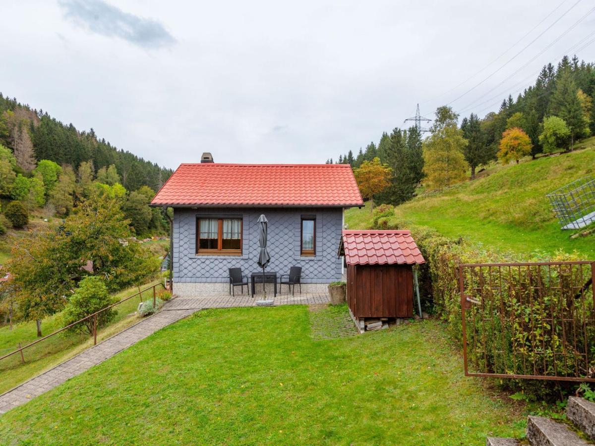 Holiday Home in Langenbach with Garden Terrace BBQ Exterior foto