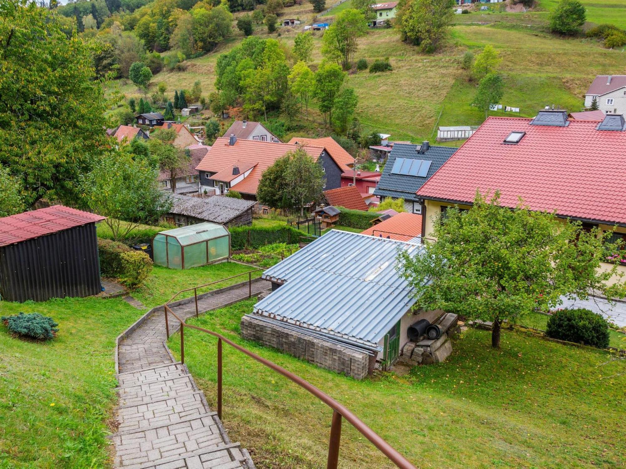 Holiday Home in Langenbach with Garden Terrace BBQ Exterior foto