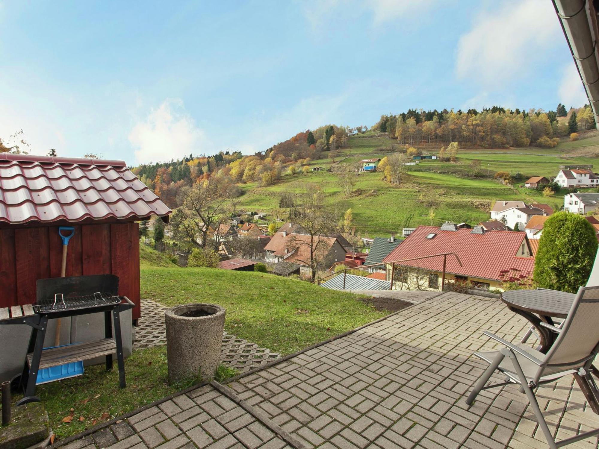 Holiday Home in Langenbach with Garden Terrace BBQ Exterior foto